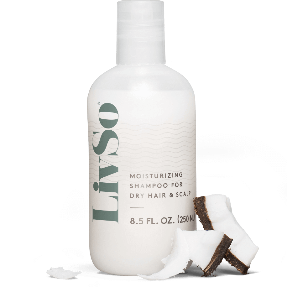 LivSo Shampoo bottle front label