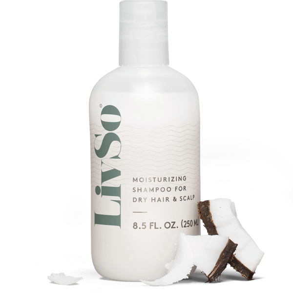 LivSo Shampoo bottle front label
